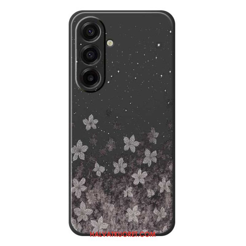 Puhelinkuoret Samsung Galaxy A17 4g / 5g Harmaa Kukkakuvio