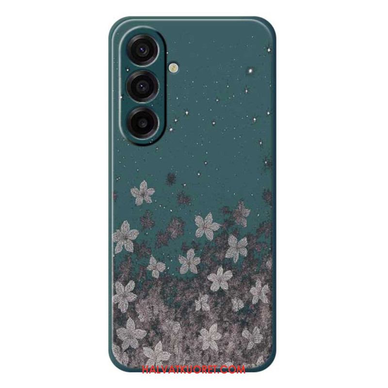 Puhelinkuoret Samsung Galaxy A17 4g / 5g Harmaa Kukkakuvio