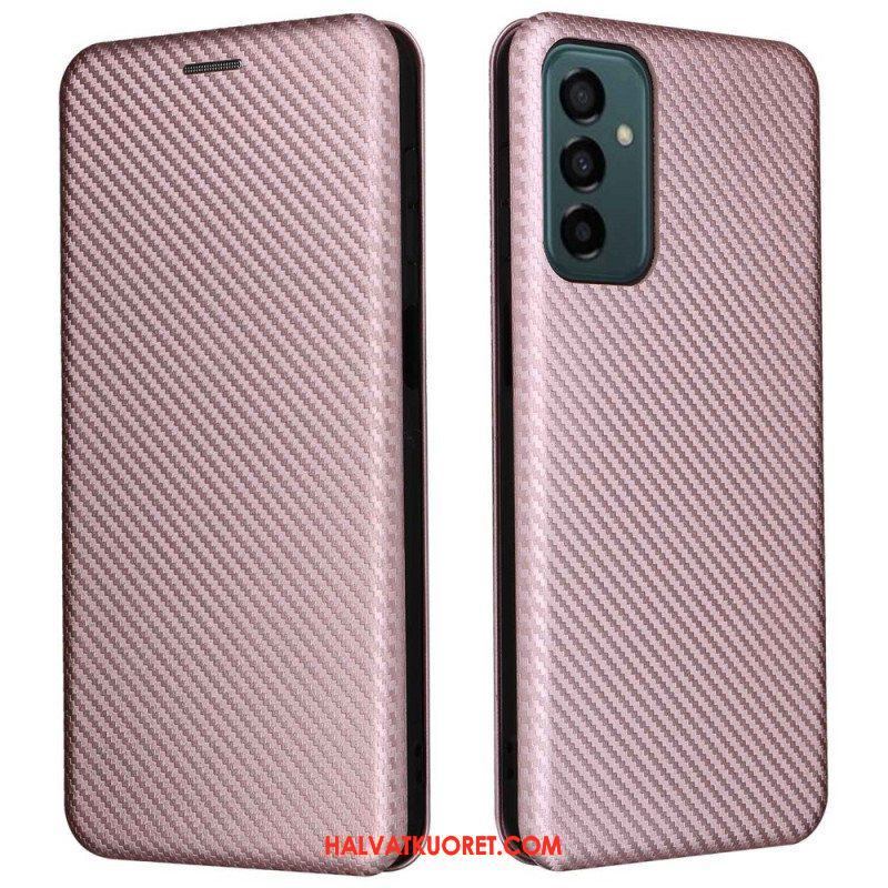 Puhelinkuoret Samsung Galaxy M23 5G Kotelot Flip Hiilikuitu