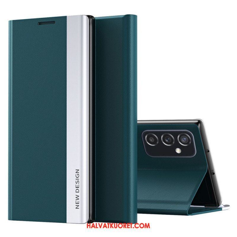 Puhelinkuoret Samsung Galaxy M52 5G Kotelot Flip Litchi Keinonahkainen Magneettilukko
