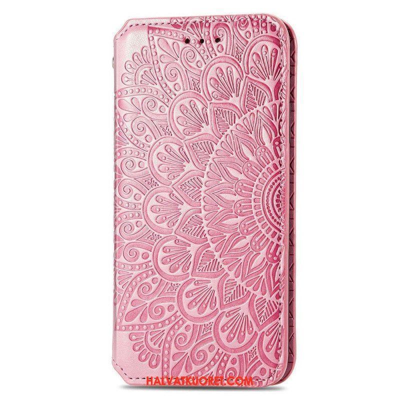 Puhelinkuoret Samsung Galaxy M53 5G Kotelot Flip Mandala