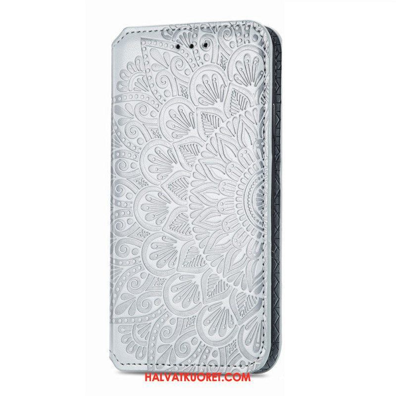 Puhelinkuoret Samsung Galaxy S22 Ultra 5G Kotelot Flip Mandala