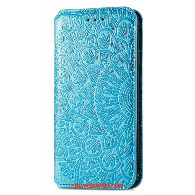 Puhelinkuoret Samsung Galaxy S22 Ultra 5G Kotelot Flip Mandala