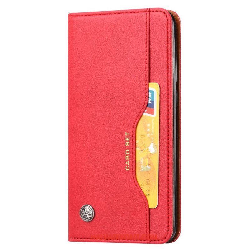 Puhelinkuoret Samsung Galaxy S23 5G Kotelot Flip Keinonahkainen Korttikotelo