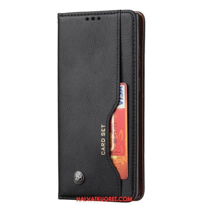 Puhelinkuoret Samsung Galaxy S23 Ultra 5G Kotelot Flip Keinonahkainen Korttikotelo