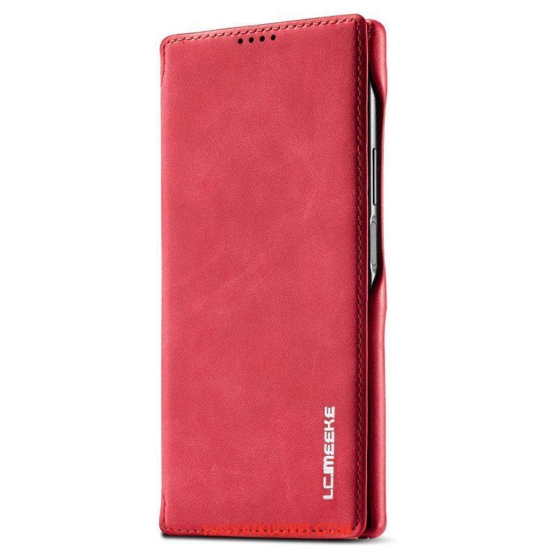Puhelinkuoret Samsung Galaxy S23 Ultra 5G Kotelot Flip Nahkaefekti Lc.imeeke Nahkaefekti