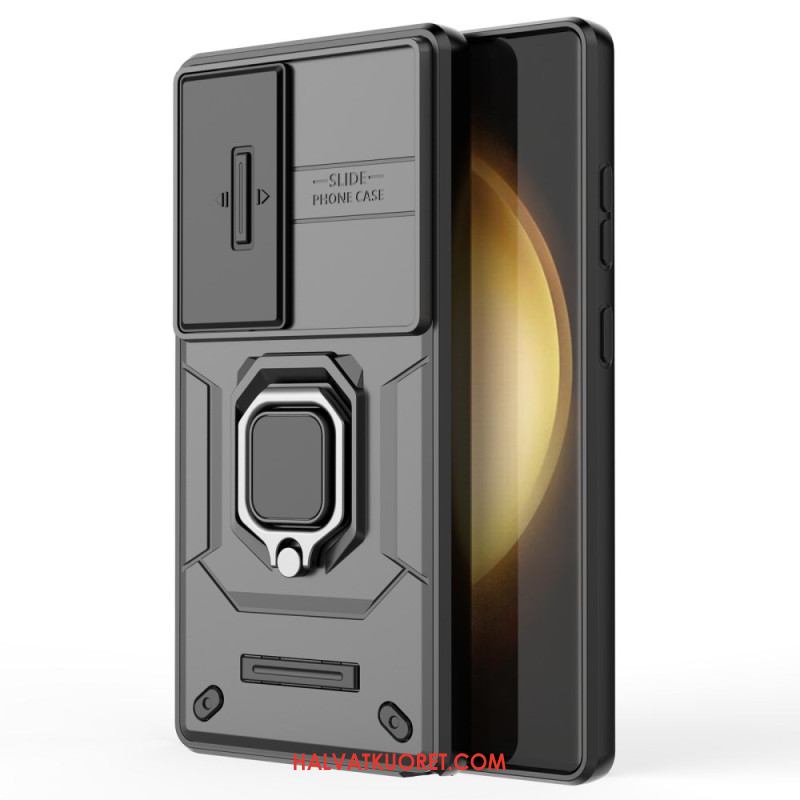 Puhelinkuoret Samsung Galaxy S25 Ultra 5g Kestävä Rengas Linssinsuojalla