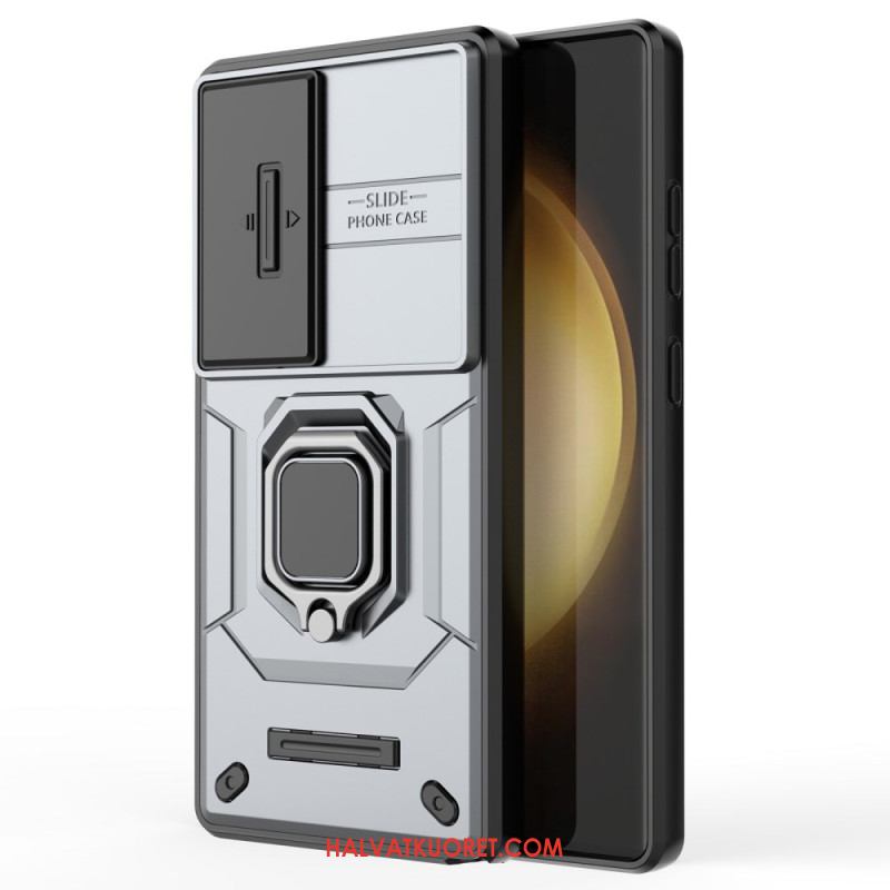 Puhelinkuoret Samsung Galaxy S25 Ultra 5g Kestävä Rengas Linssinsuojalla