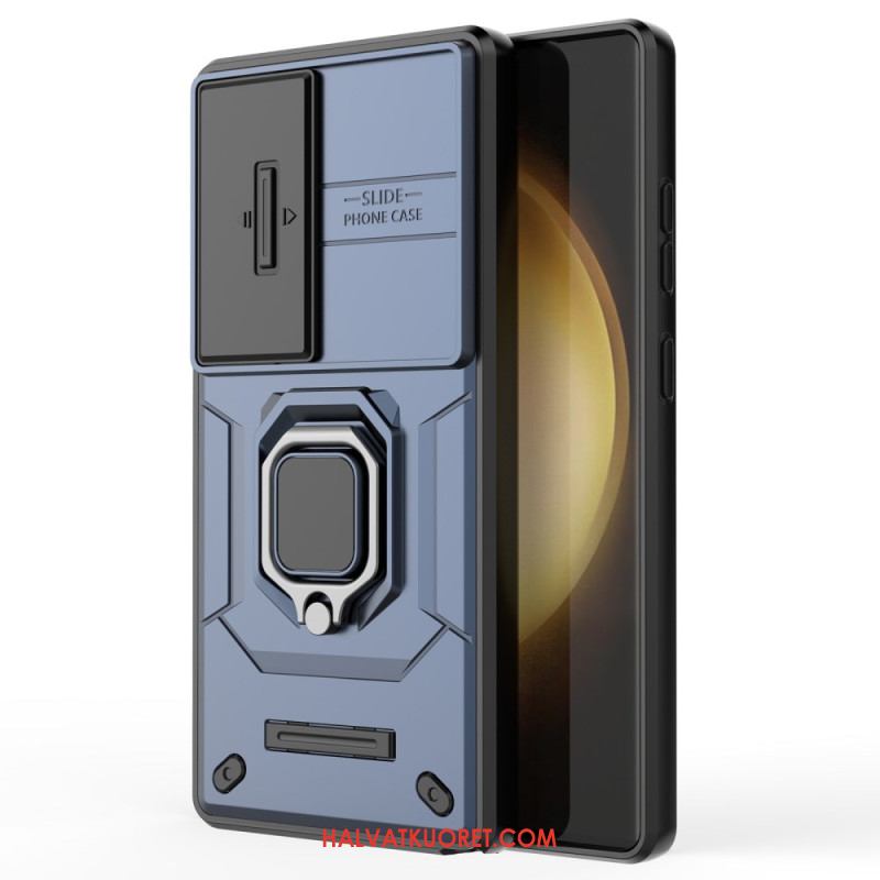 Puhelinkuoret Samsung Galaxy S25 Ultra 5g Kestävä Rengas Linssinsuojalla