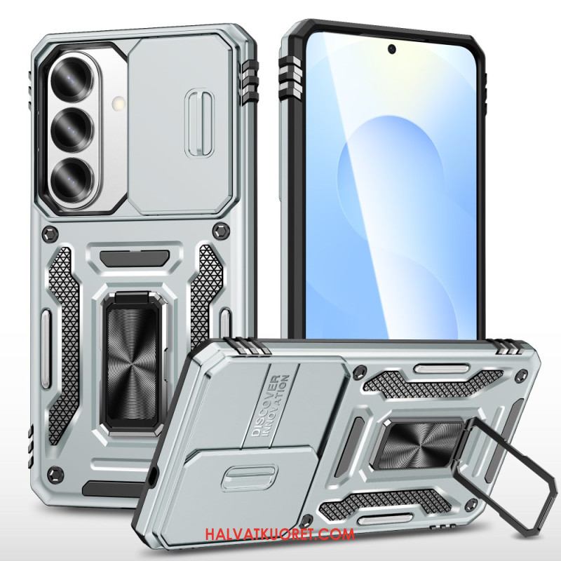 Puhelinkuoret Samsung Galaxy S26 Jalusta Ja Liukuva Kameransuoja