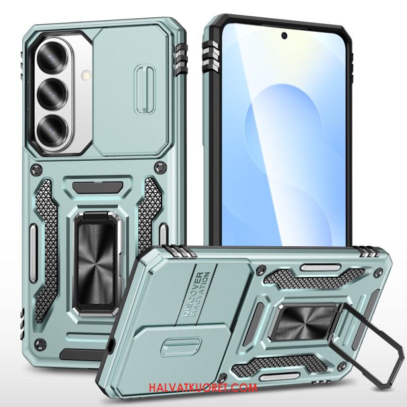 Puhelinkuoret Samsung Galaxy S26 Jalusta Ja Liukuva Kameransuoja