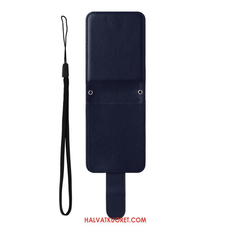 Puhelinkuoret Samsung Galaxy Z Flip 7 Fe Nahkakuvioinen Korttikotelo