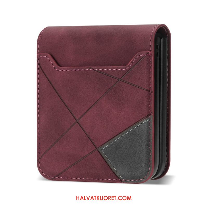 Puhelinkuoret Samsung Galaxy Z Flip 7 Kuviollinen Korttiteline