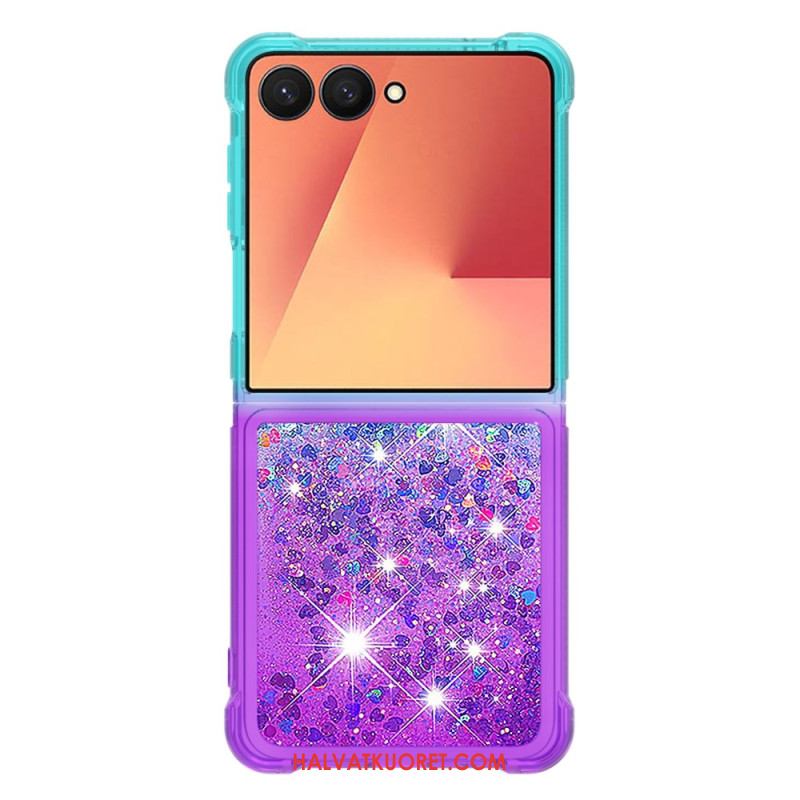 Puhelinkuoret Samsung Galaxy Z Flip 7 Liukuvärjätyt Paljetit