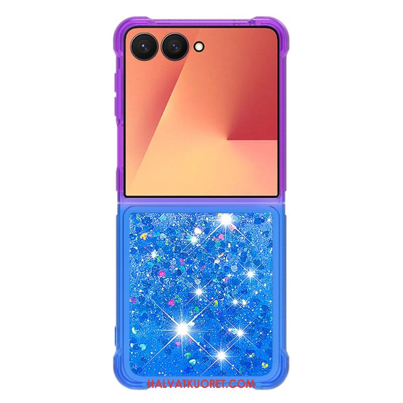 Puhelinkuoret Samsung Galaxy Z Flip 7 Liukuvärjätyt Paljetit