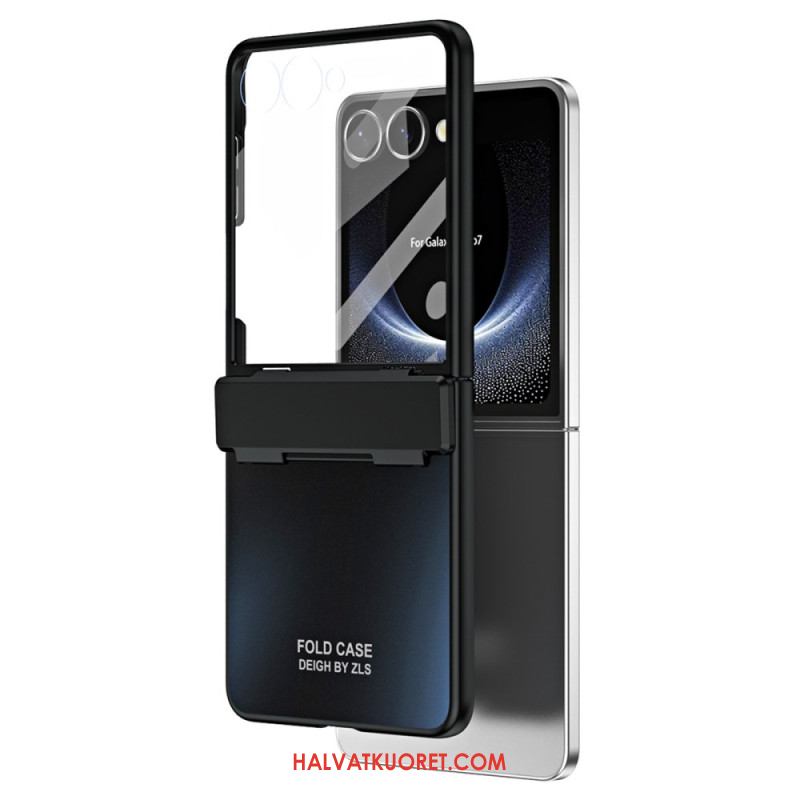 Puhelinkuoret Samsung Galaxy Z Flip 7 Metallinen Efekti Näytönsuojalla