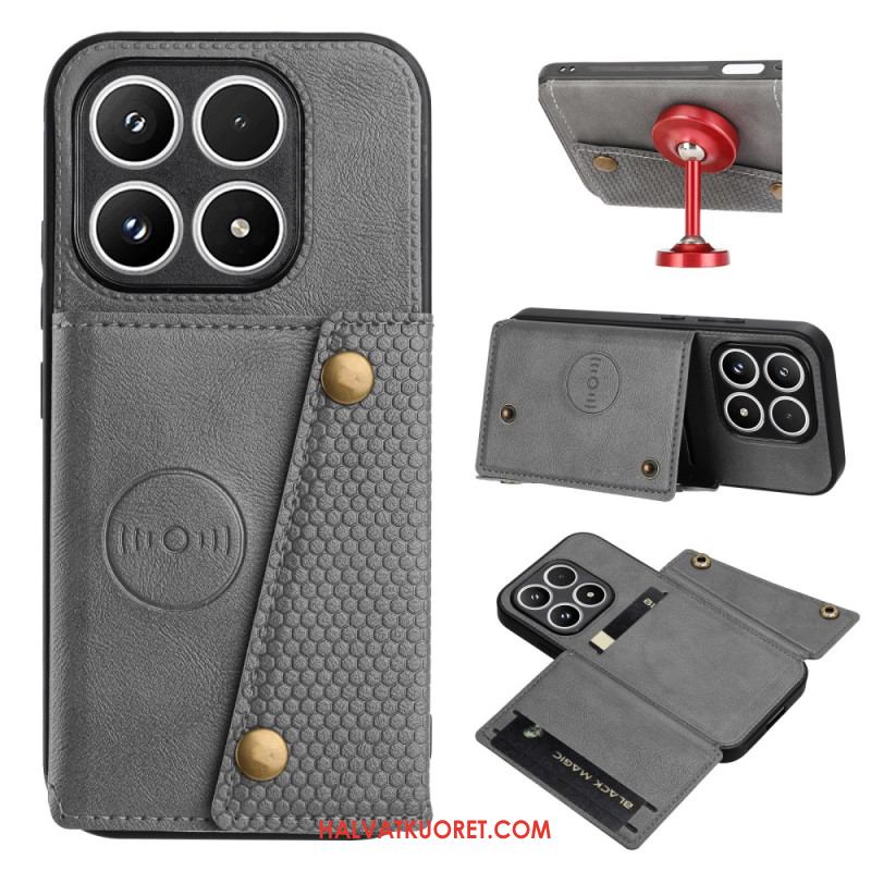 Puhelinkuoret Xiaomi 17 Korttikotelo Ja Teline