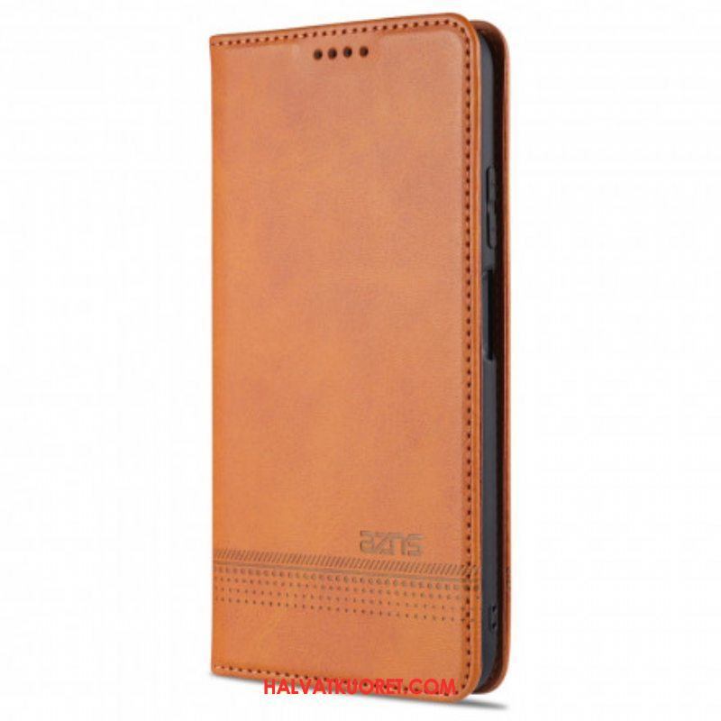 Puhelinkuoret Xiaomi Redmi Note 10 / 10S Kotelot Flip Style Leather Azns