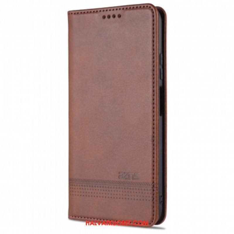 Puhelinkuoret Xiaomi Redmi Note 10 / 10S Kotelot Flip Style Leather Azns