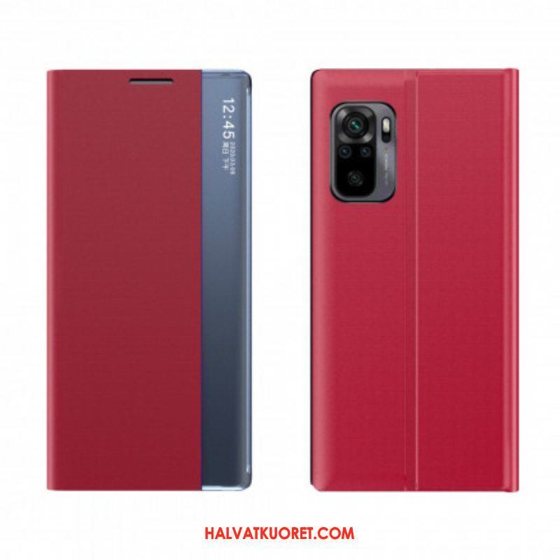 Puhelinkuoret Xiaomi Redmi Note 10 / 10S Teksturoitu Keinonahka