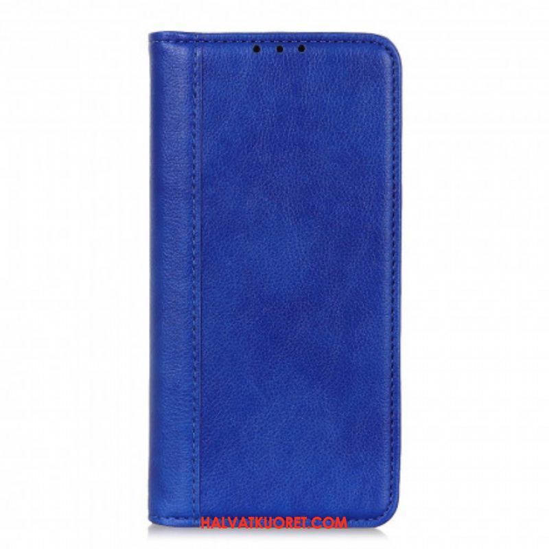 Puhelinkuoret Xiaomi Redmi Note 10 5G Kotelot Flip Litchi Split Leather -versio