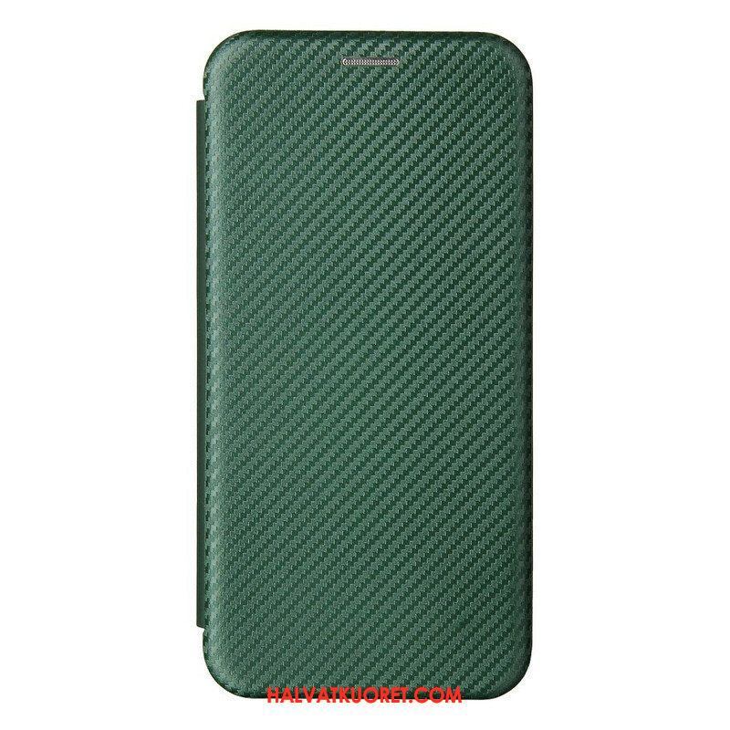 Puhelinkuoret Xiaomi Redmi Note 10 5G Kotelot Flip Värillinen Hiilikuitu