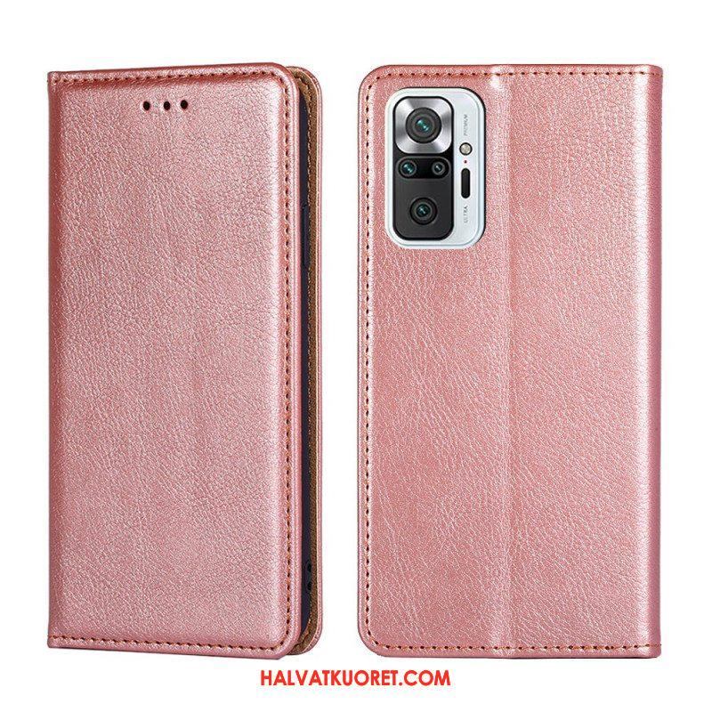 Puhelinkuoret Xiaomi Redmi Note 10 Pro Kotelot Flip Vintage Nahkatyyli