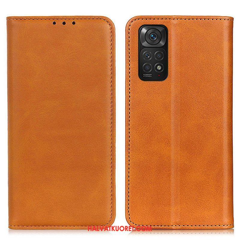 Puhelinkuoret Xiaomi Redmi Note 11 / 11S Kotelot Flip Elegance Haljattu Nahka