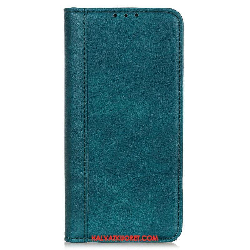 Puhelinkuoret Xiaomi Redmi Note 12 4G Kotelot Flip Vintage Haljasnahkaa