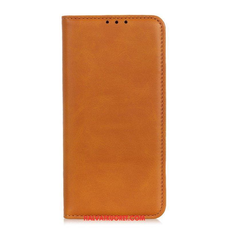 Puhelinkuoret Xiaomi Redmi Note 12 Pro Plus Kotelot Flip Klassinen Haljattu Nahka