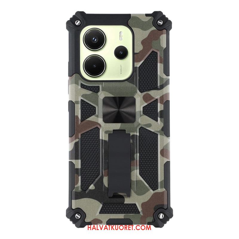 Puhelinkuoret Xiaomi Redmi Note 14 5g Kestävä Integroidulla Jalustalla Naamiointi