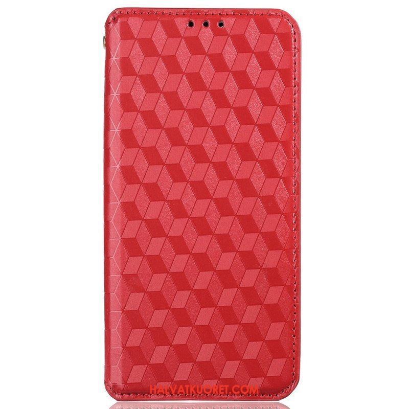 Puhelinkuoret iPhone 14 Pro Max Kotelot Flip 3d-tekstuuri