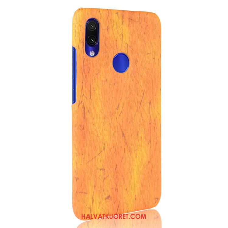 Redmi 7 Kuoret Puulajit Puhelimen Nahka, Redmi 7 Kuori Punainen Trendi Beige