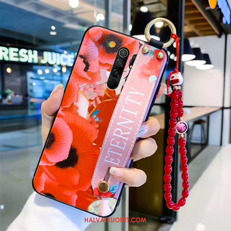 Redmi 9 Kuoret Puhelimen Sarjakuva Kohokuviointi, Redmi 9 Kuori Jauhe Tuuli Beige