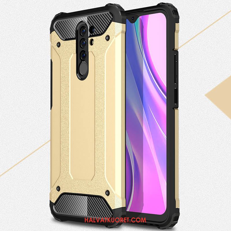 Redmi 9 Kuoret Suupaltti All Inclusive Suojaus, Redmi 9 Kuori Murtumaton Beige