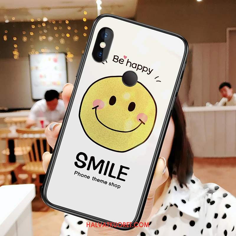 Redmi Note 6 Pro Kuoret Karkaisu Musta Punainen, Redmi Note 6 Pro Kuori Pieni Puhelimen Beige