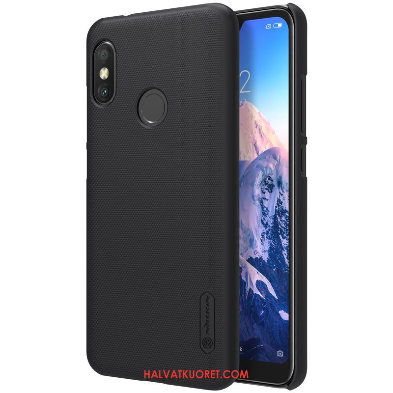 Redmi Note 6 Pro Kuoret Murtumaton Pesty Suede, Redmi Note 6 Pro Kuori Puhelimen Kotelo Beige