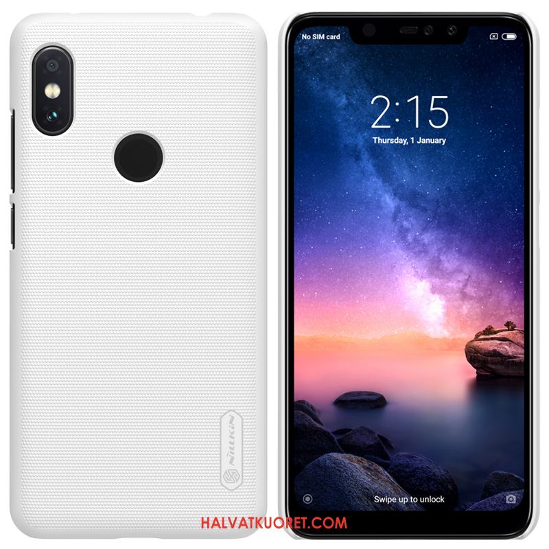 Redmi Note 6 Pro Kuoret Murtumaton Pesty Suede, Redmi Note 6 Pro Kuori Puhelimen Kotelo Beige