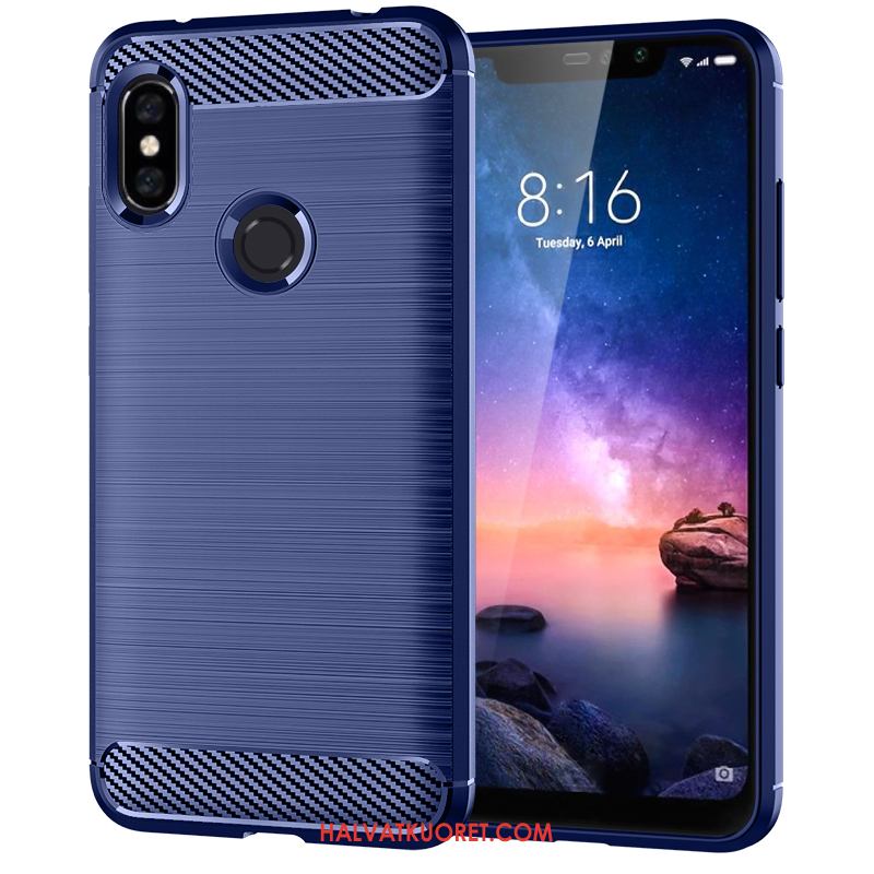 Redmi Note 6 Pro Kuoret Murtumaton Tide-brändi, Redmi Note 6 Pro Kuori Suojaus Silikoni Beige