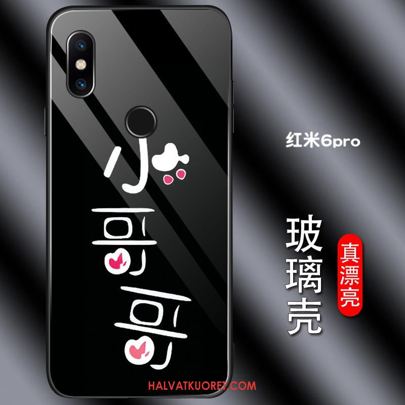 Redmi Note 6 Pro Kuoret Silikoni Punainen Persoonallisuus, Redmi Note 6 Pro Kuori Pehmeä Neste Kotelo Beige