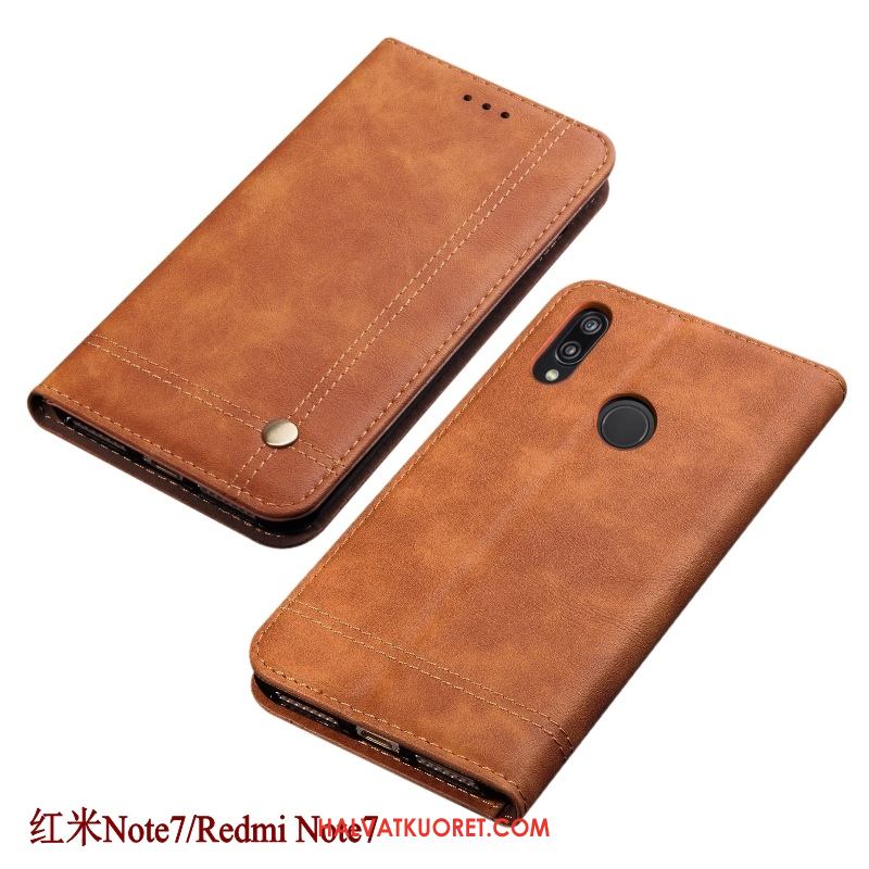 Redmi Note 7 Kuoret Musta Suojaus Kotelo, Redmi Note 7 Kuori Murtumaton Puhelimen Beige