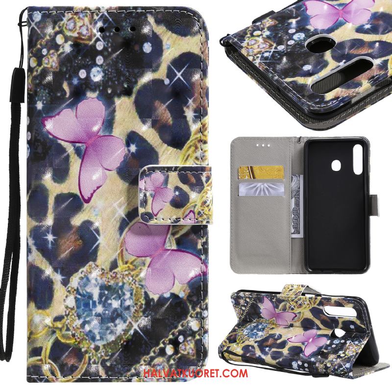 Samsung Galaxy A20s Kuoret Kotelo Puhelimen Valkoinen, Samsung Galaxy A20s Kuori Nahkakotelo