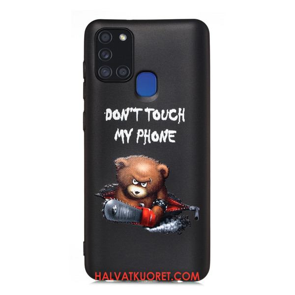 Samsung Galaxy A21s Kuoret Kotelo Pesty Suede Tähti, Samsung Galaxy A21s Kuori Sarjakuva All Inclusive