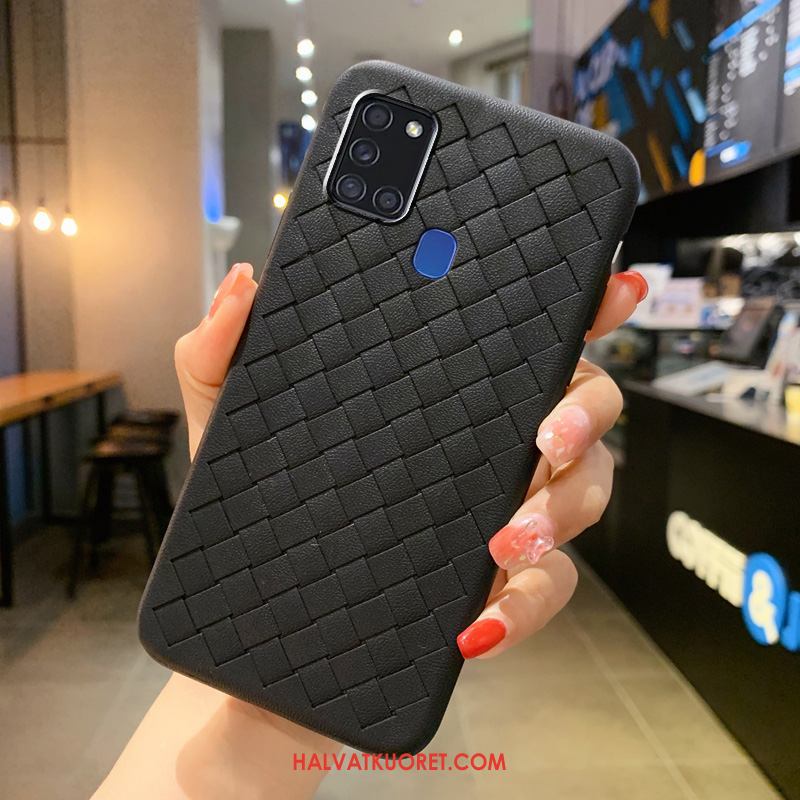 Samsung Galaxy A21s Kuoret Tähti Hengittävä Näytönsuojus, Samsung Galaxy A21s Kuori Karkaisu Murtumaton