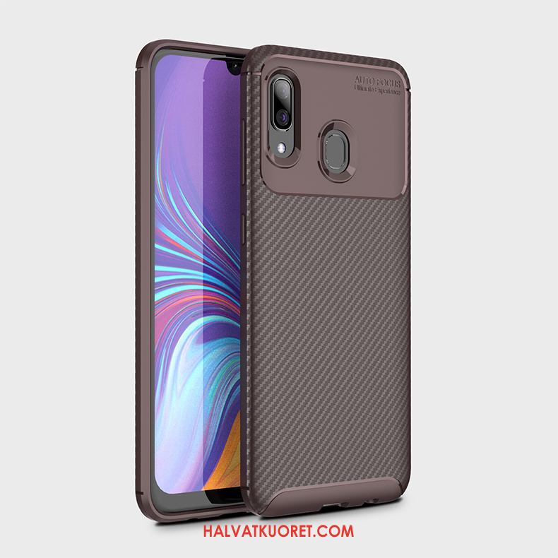 Samsung Galaxy A40 Kuoret Kuitu Murtumaton Persoonallisuus, Samsung Galaxy A40 Kuori Silikoni Puhelimen Braun