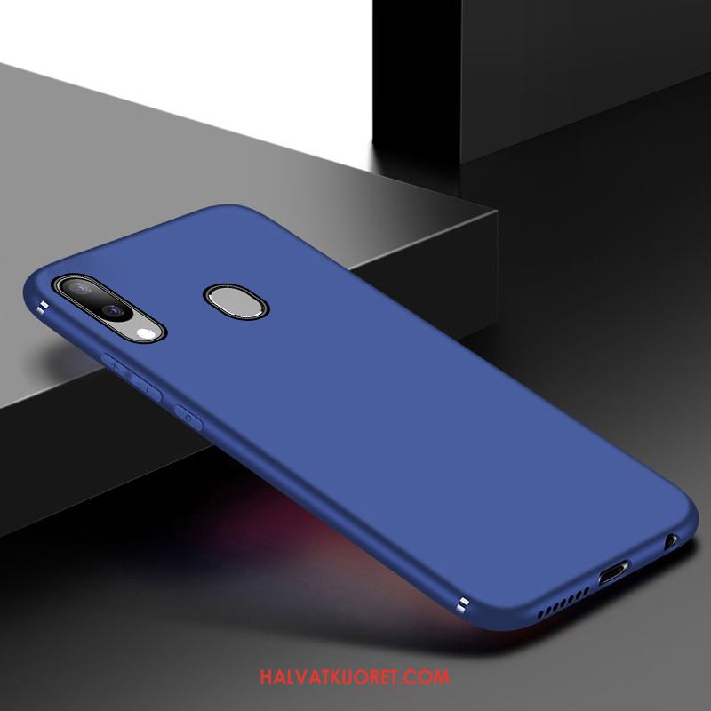 Samsung Galaxy A40 Kuoret Punainen Pesty Suede Suojaus, Samsung Galaxy A40 Kuori Pehmeä Neste Kotelo