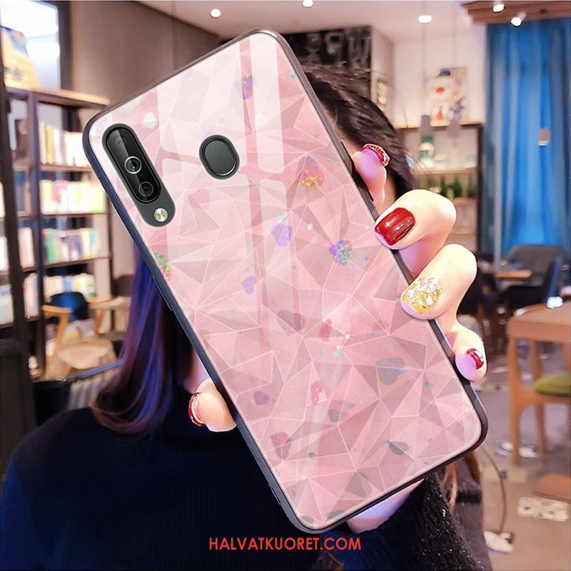 Samsung Galaxy A40s Kuoret Net Red Kukkakuvio Tähti, Samsung Galaxy A40s Kuori Timantti Puhelimen