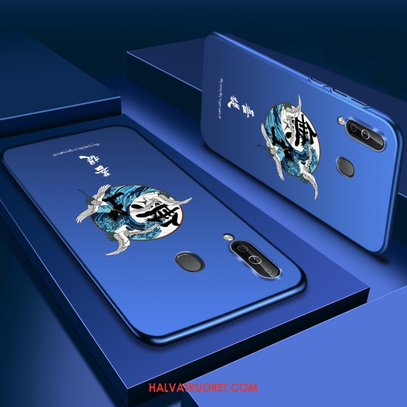 Samsung Galaxy A40s Kuoret Ohut Puhelimen Pesty Suede, Samsung Galaxy A40s Kuori Kova