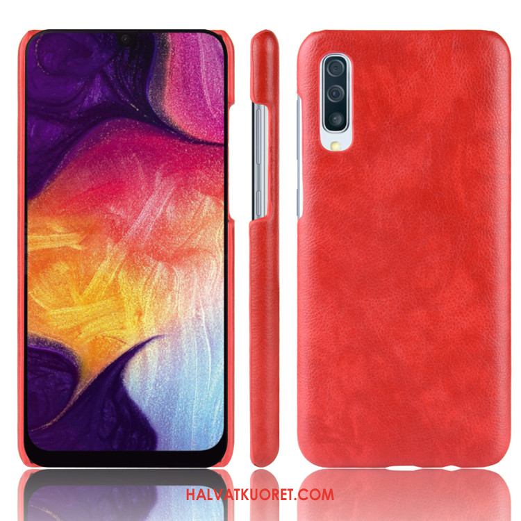 Samsung Galaxy A50 Kuoret Kukkakuvio Tähti Kova, Samsung Galaxy A50 Kuori Nahka Puhelimen Braun