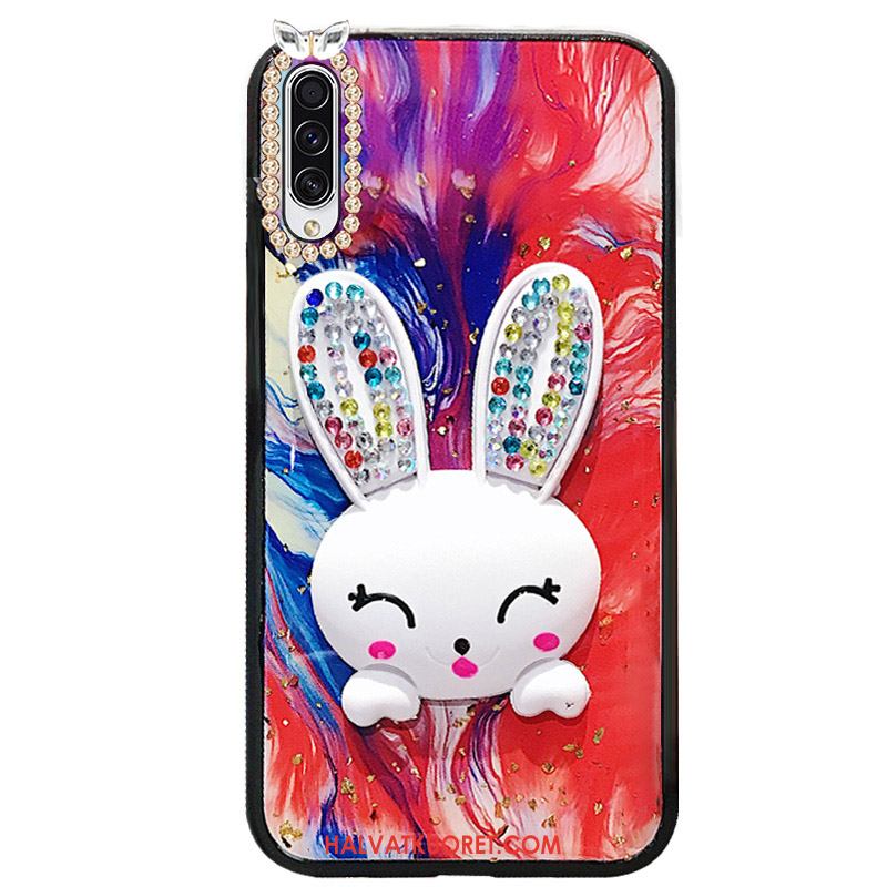 Samsung Galaxy A50s Kuoret Punainen Luova, Samsung Galaxy A50s Kuori Puhelimen Rhinestone Inlay